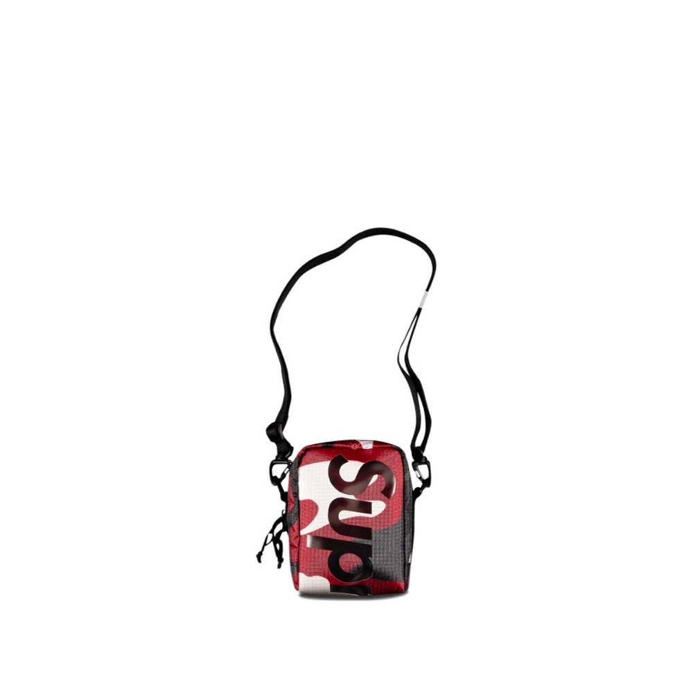 Authentic Supreme Neck Pouch Red Camo SS21